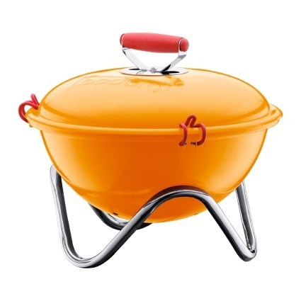 Bodum Fyrkat Picnic Charcoal Grill - Orange