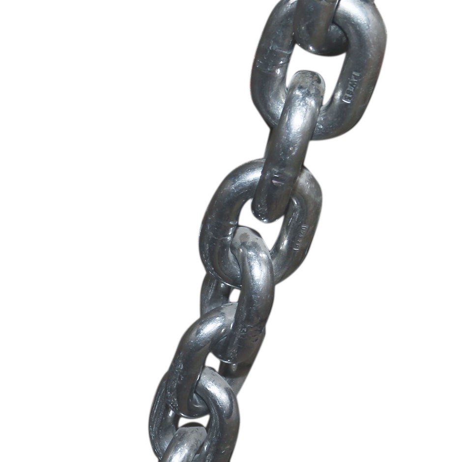 42M x PEWAG 16mm Stainless Steel Lifting Chain, WLL 5000kg, Grade 50
