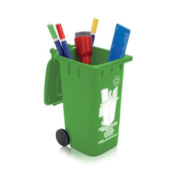 Mini Wheelie Bin Stationery Holder