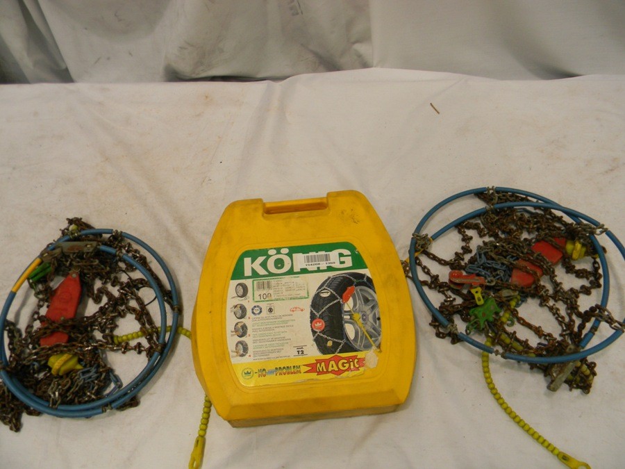 Set snow chains, Konig No problem magic T2 model 100, sizes 235/8015