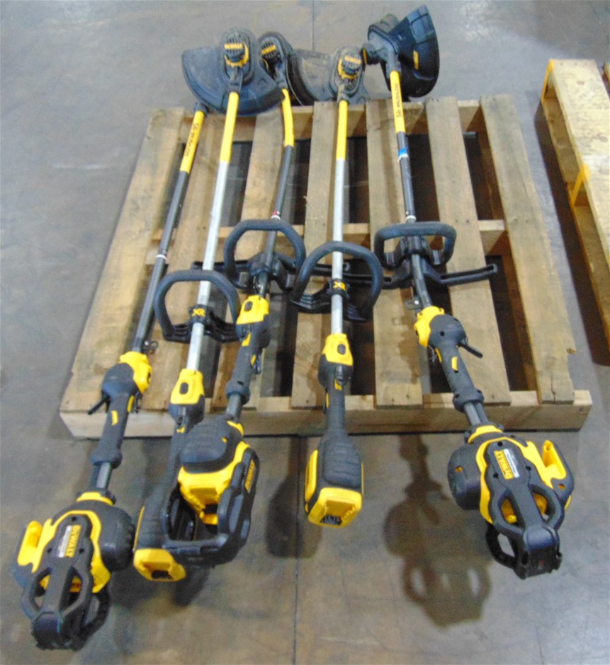 Pallet Of 5 X Dewalt Brush Cutter & Grass Trimmers Auction (0042