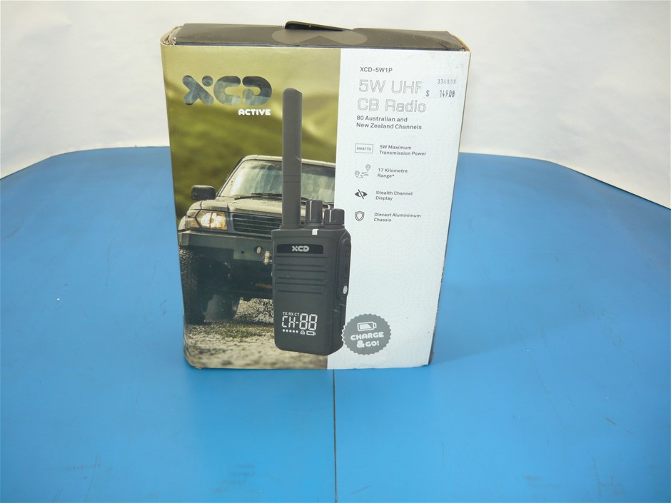 XCD 5W UHF Handheld CB Radio Auction (00682174944) Grays Australia