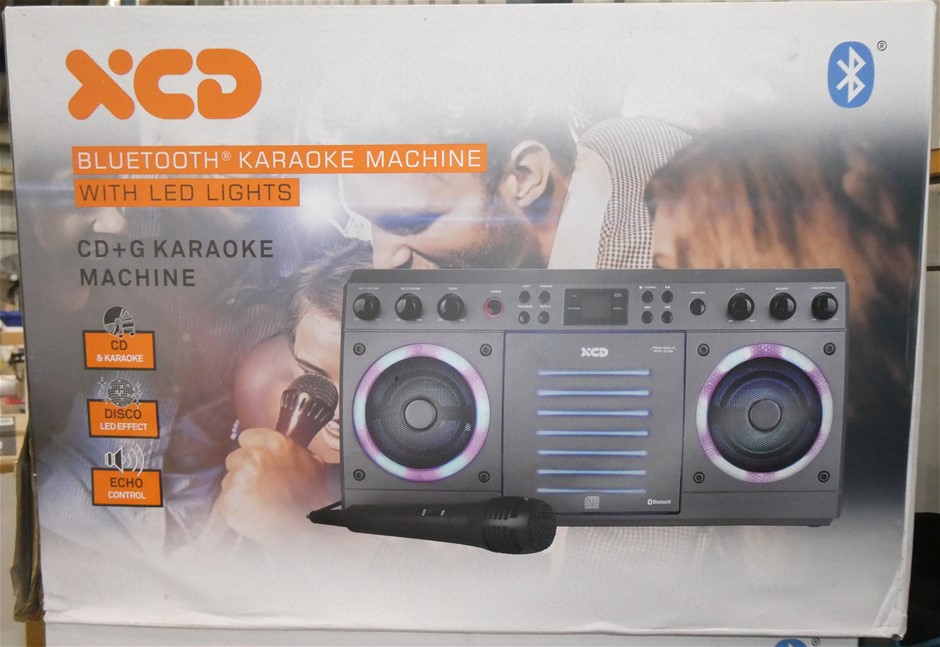 XCD Karaoke Machine with Bluetooth & CD+G Auction (01442174944