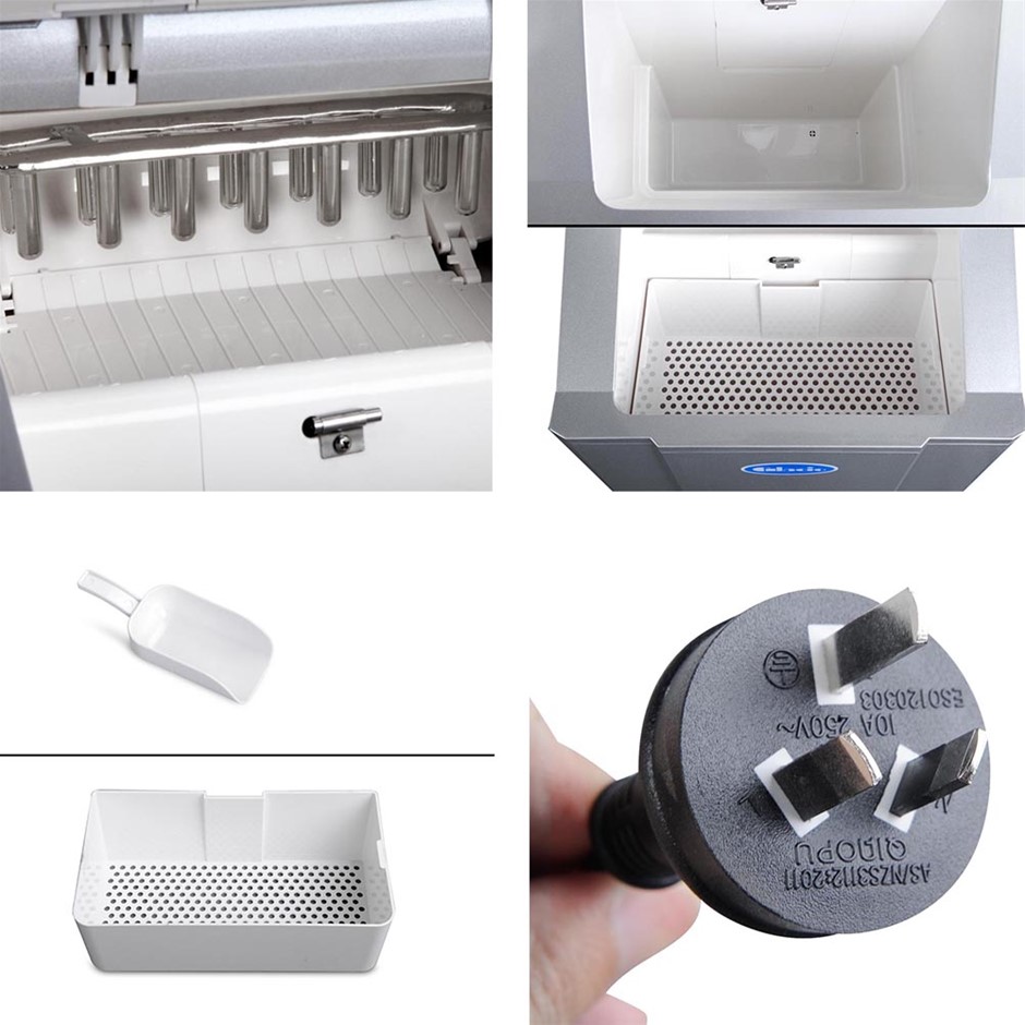 Buy Glacio Portable Ice Cube Maker Silver Grays Australia