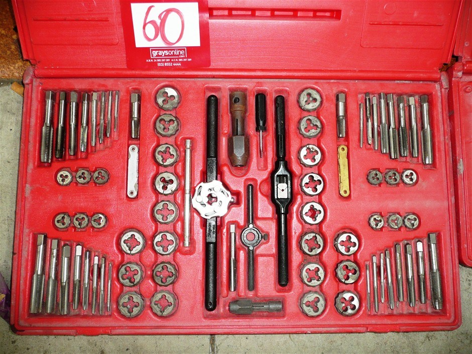 Snapon tools, 76 piece tap and die set, part no TDTDM500 Auction