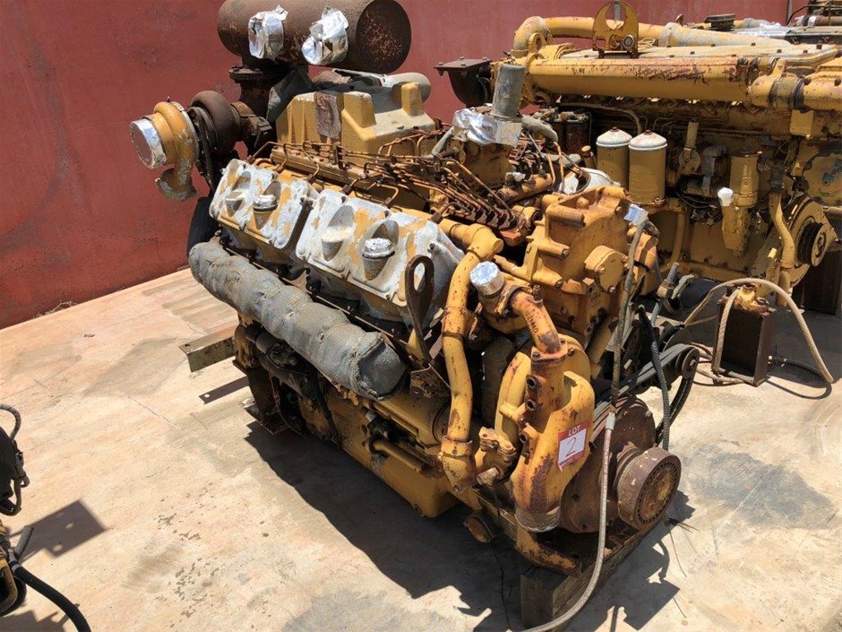 Caterpillar 3412 V12 Diesel Engine Auction (00027022034) Grays Australia