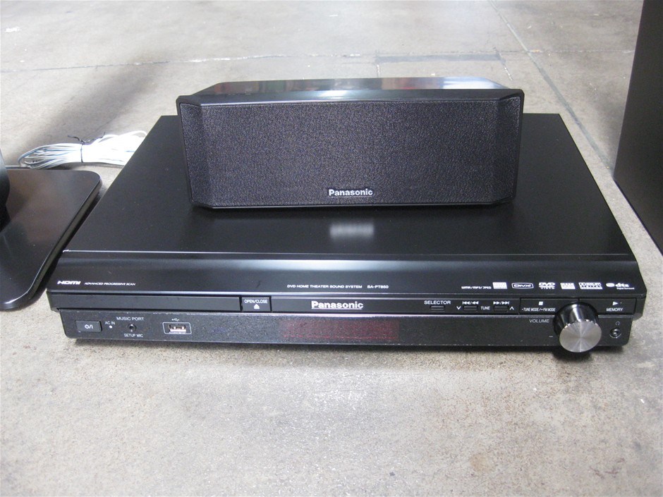 Used Panasonic SAPT850 135W DVD Home Theatre Sound System