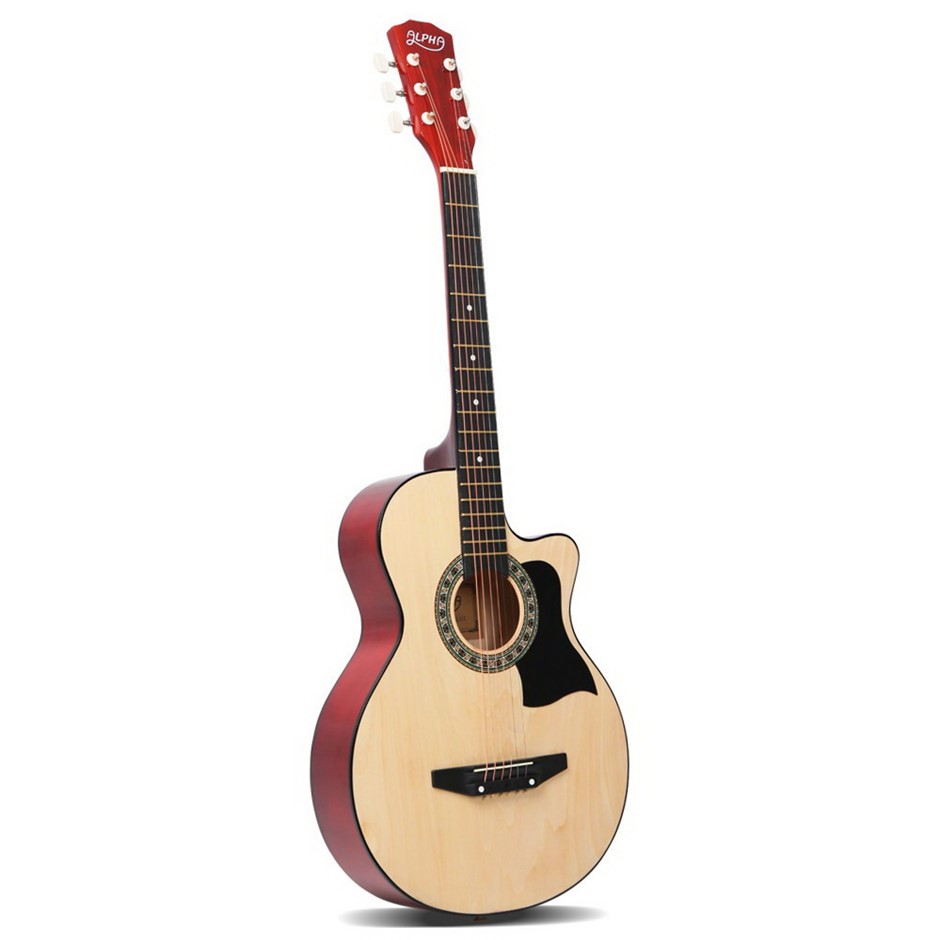 Alpha 38 Inch Wooden Acoustic Guitar - N