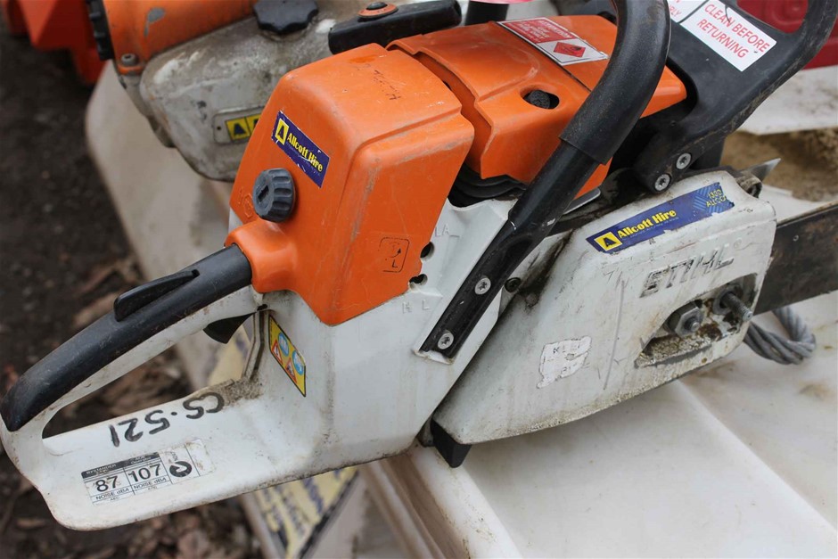 2 x Stihl chainsaws Auction (03125037087) Grays Australia