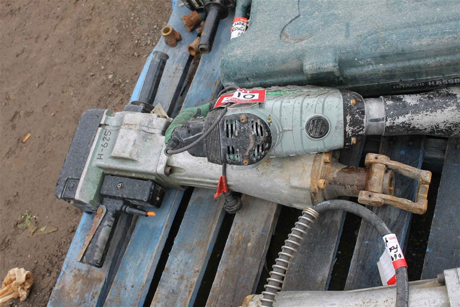 5x Assorted Electric Jack Hammers Auction (02105037087) Grays Australia