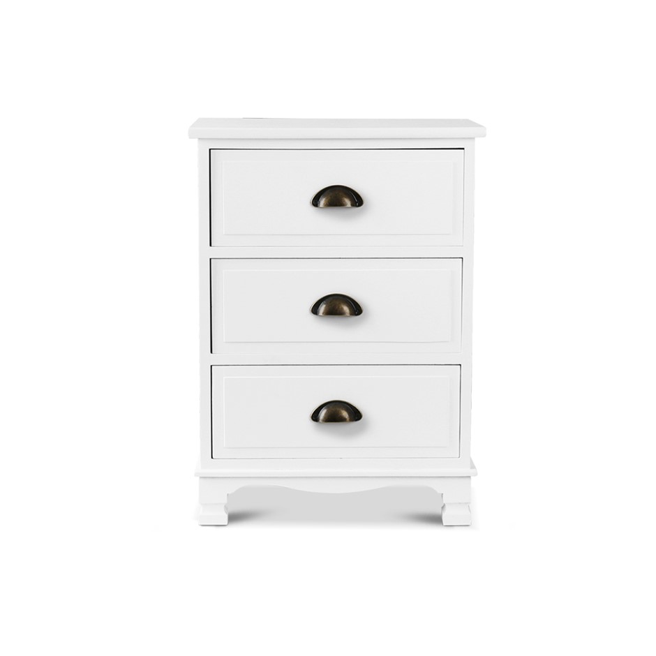 Buy Vintage Bedside Table Drawers Side Table Storage Nightstand