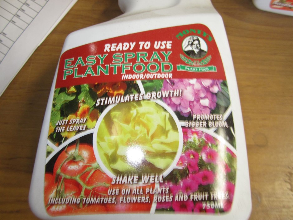 6 x spray bottles of Montys Plant Food. Indoor/Outdoor