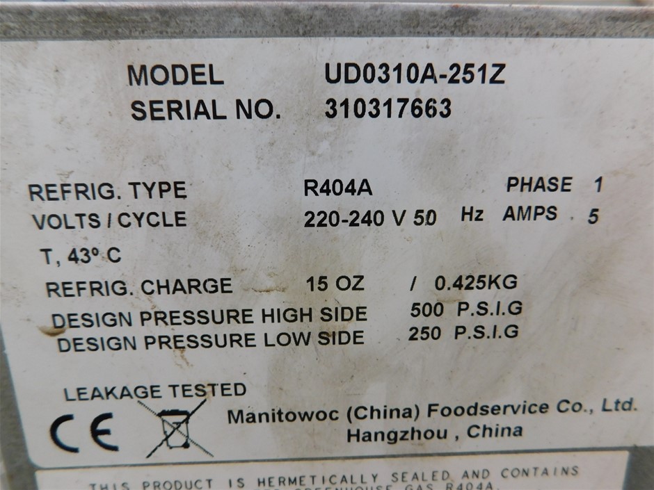 Manitowoc UD 0310A-2512 Ice Machine Auction (0058-7022608) | Grays