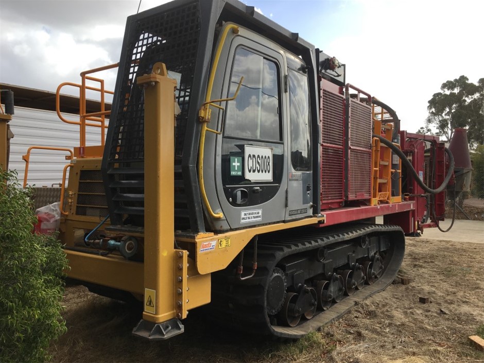 X300 Air Core Drill Rig Mounted on Morooka MST 2200V Track Carrier