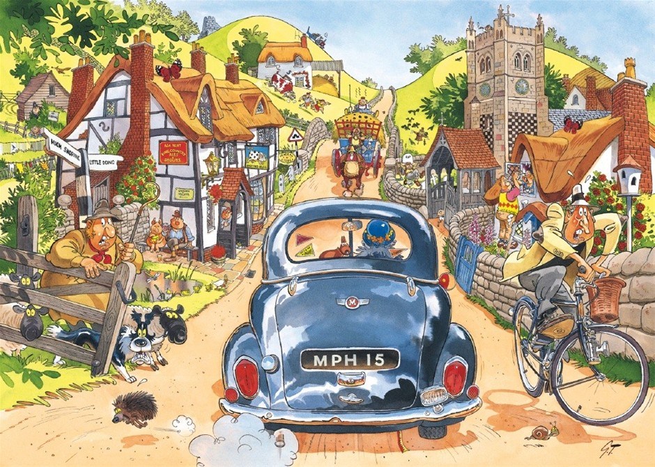 Wasgij Original 1 - Sunday Drivers Jigsa