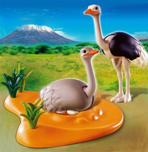Playmobil - Ostrich Family & Nest 4831