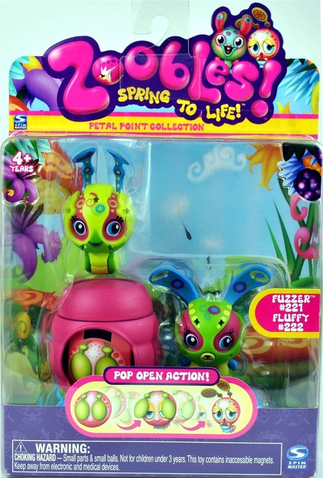 Zoobles! - 2 Pack - Fuzzer #221 & Fluffy
