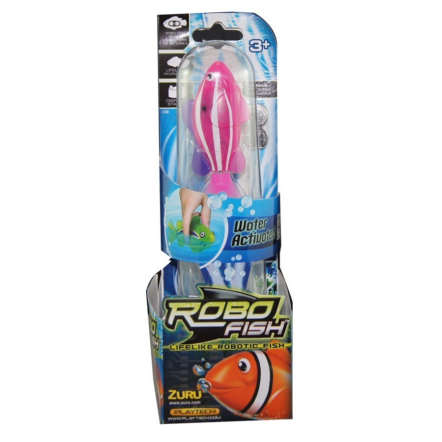 Zuru Robo Fish Clown Fish - Pink
