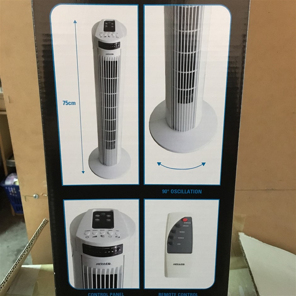 Tower Cooler Fan with Remote Auction (07223015711) Grays Australia