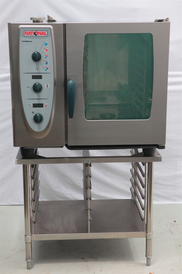 Rational CM619, 6 tray combi master combi oven automatic, self