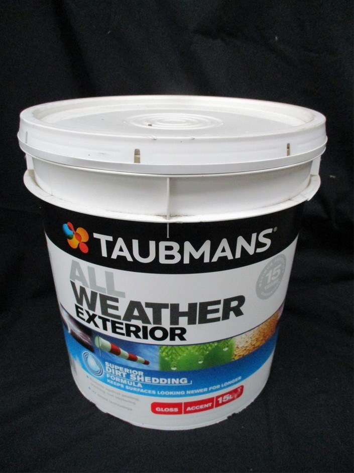 Taubmans All Weather Exterior Paint 10L Auction (0184