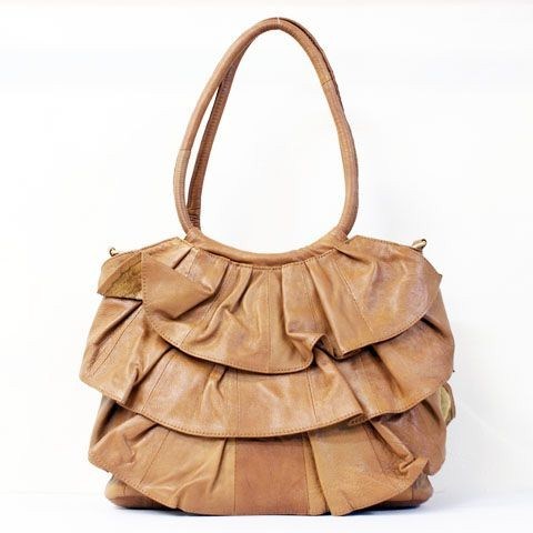 Ada G Ruffle Shoulder Bag