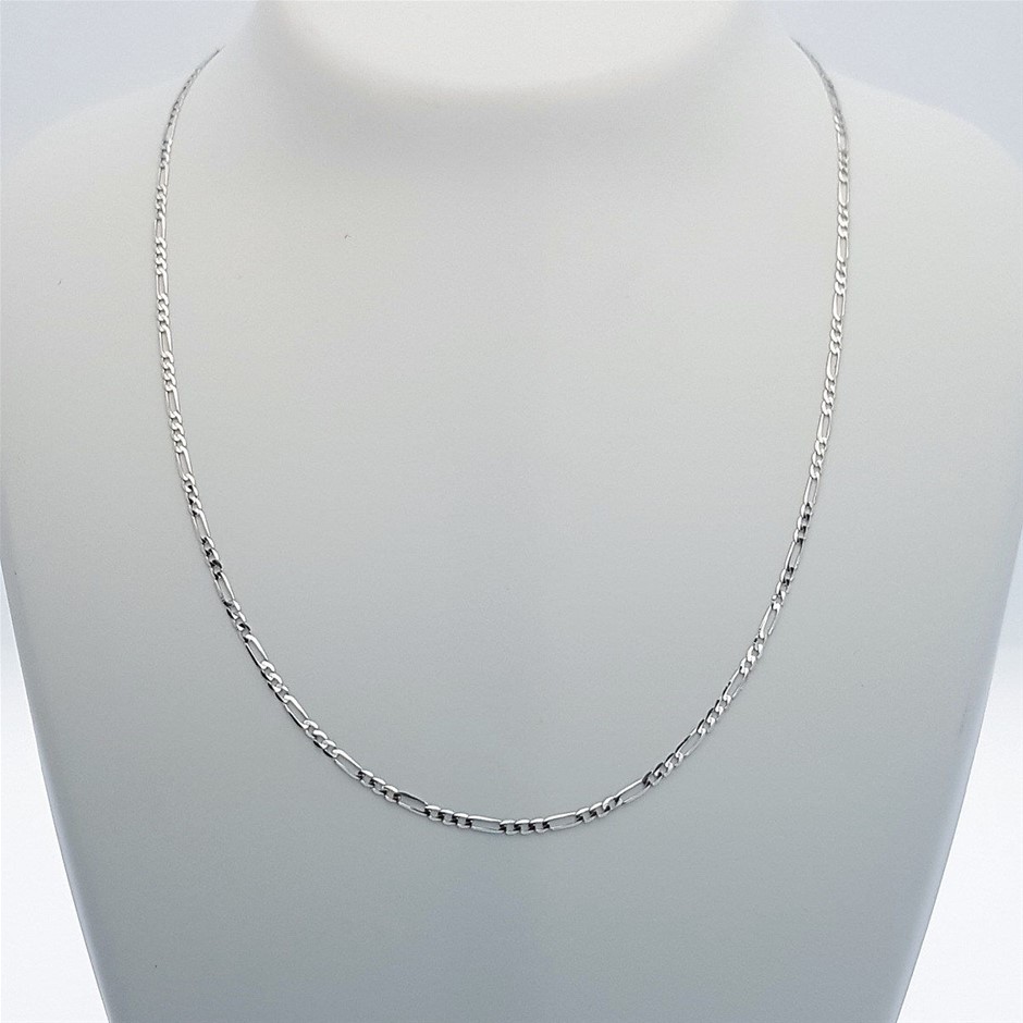 9 Karat White Gold Chain Necklace Auction (0004-2522113) | Grays Australia