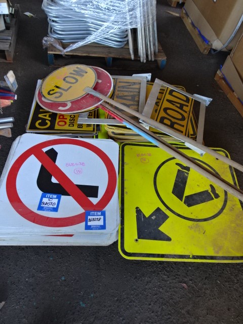 Road Safety Signs & Lollipop Signs Auction (0067-8011853) | Grays Australia