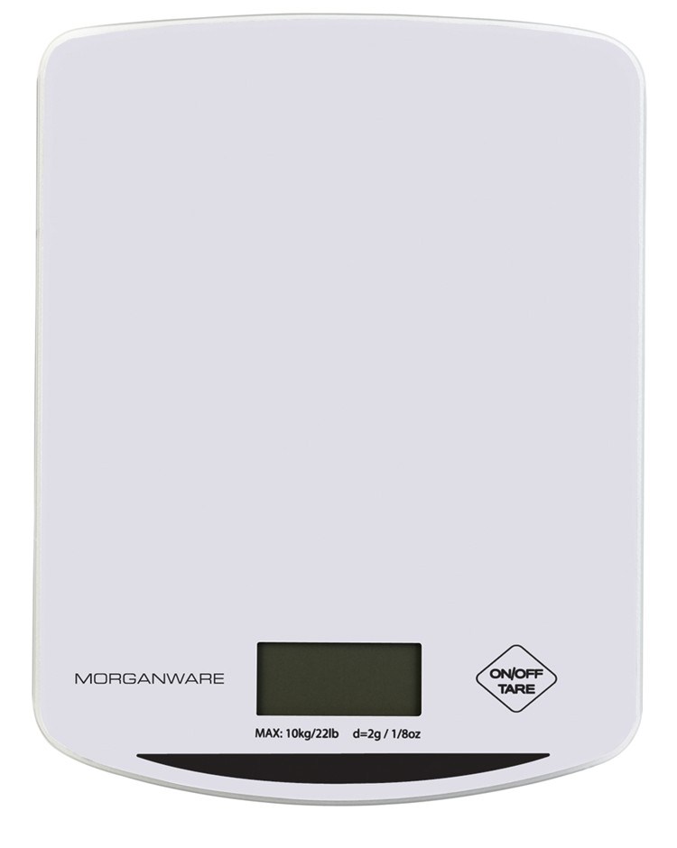 Morganware Elite 10kgs White Kitchen Sca