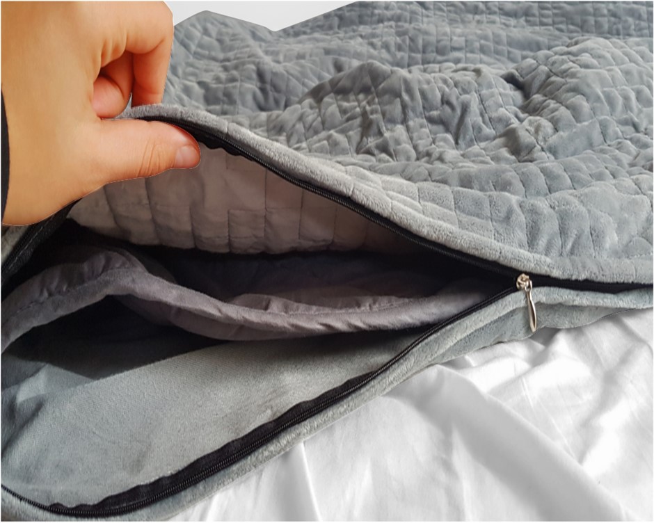 Buy Royal Comfort Snug Embrace Weighted Gravity Blanket Grays Australia