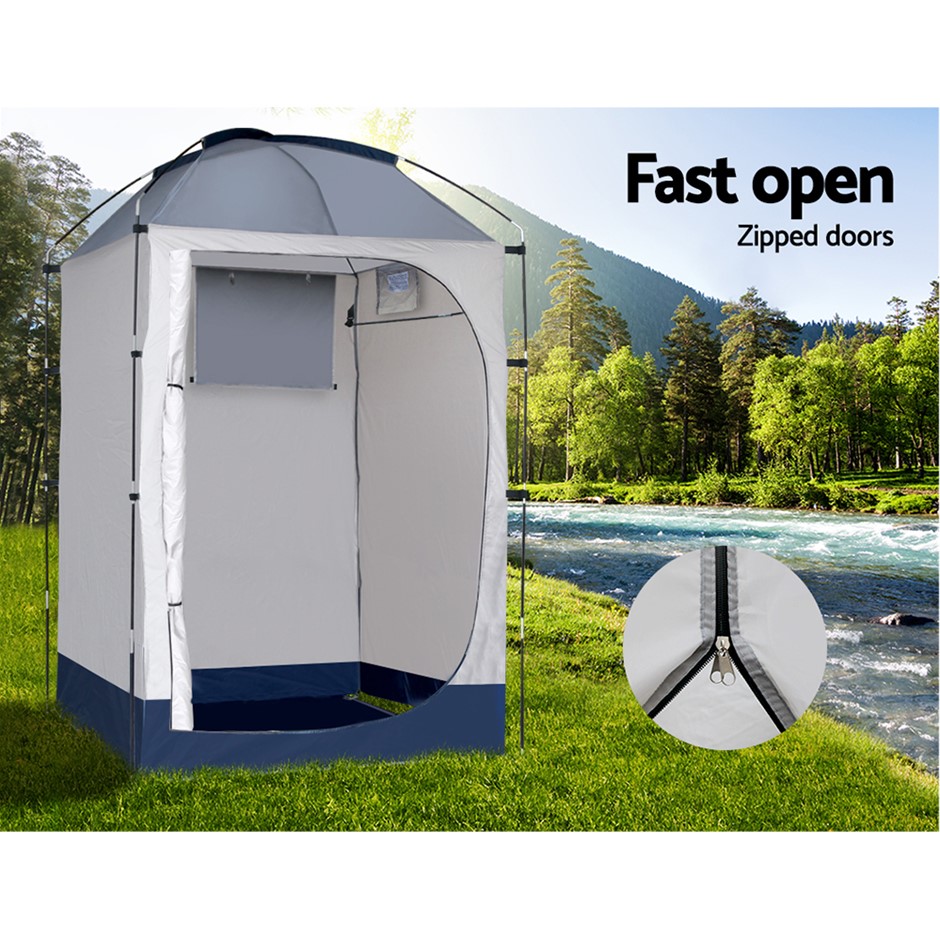 Buy WEISSHORN Camping Shower Tent Portable Toilet Outdoor Change Room