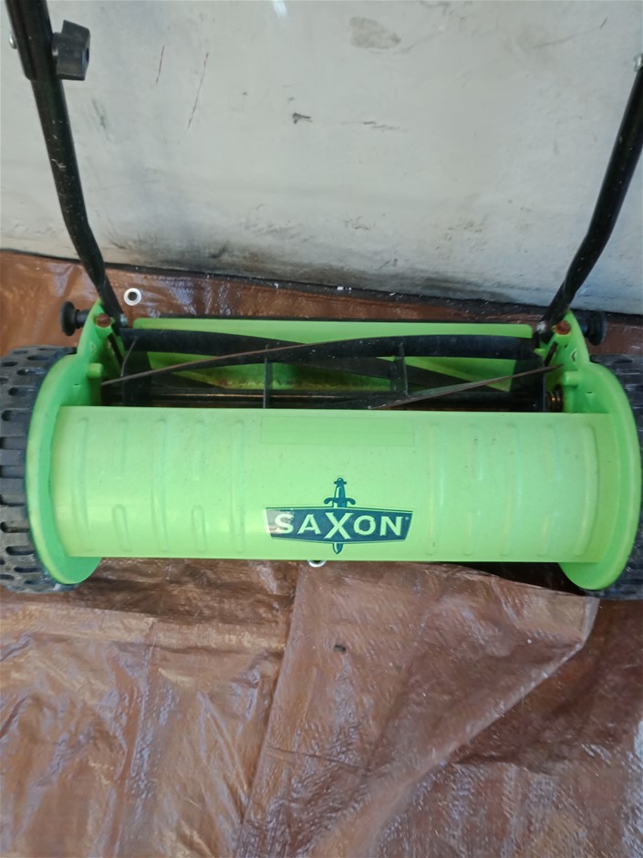 Saxon Push Cylinder Hand Lawn Mower Auction (00805038478) Grays