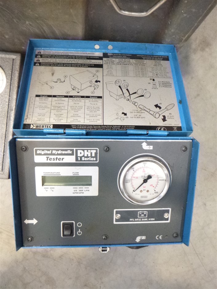 Digital Hydraulic Flow Tester/Meter Auction (0121-9012657) | Grays ...