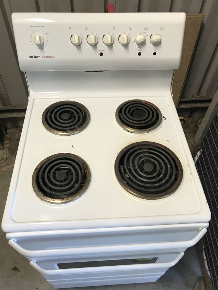 Upright Electric Stove/oven, Chef Glendale Auction (00145036663