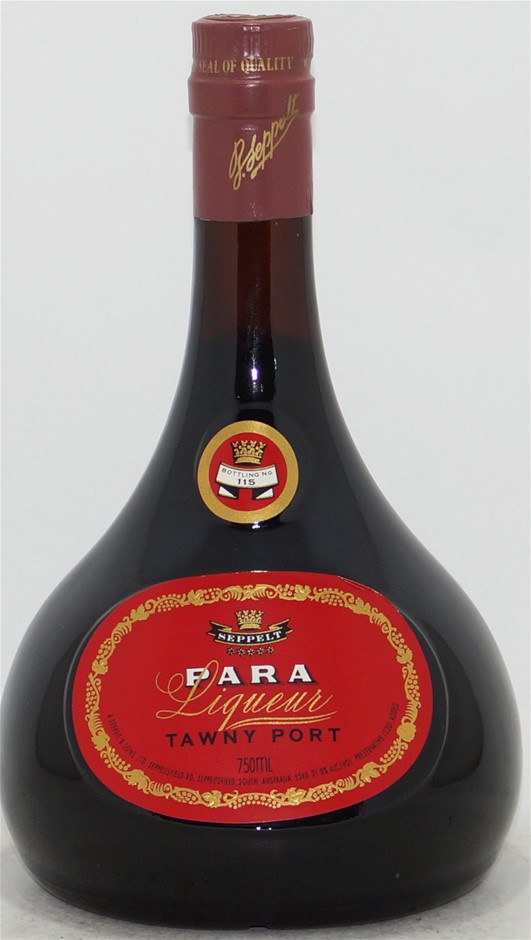 Seppelts `Para` Liqueur Port 115 NV (1 x 750mL), Aus. Auction ...