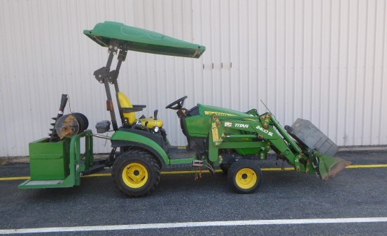 Tractor Fitted with Titan 2400SL Front End Loader John Deere 1025R ...