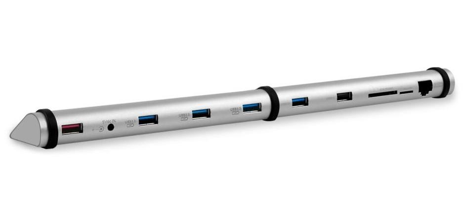 MSDOCK-S MACBOOK AND NOTEBOOK DOCK USB HUB CHARGER MICRO SD LAN MBEAT MB-MSDOCK-S