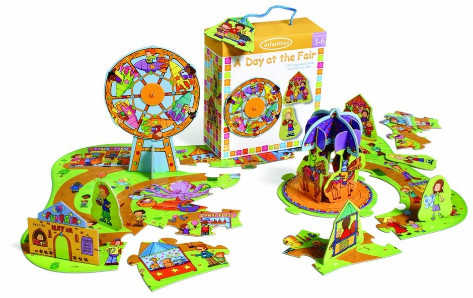 Infantino - A Day At The Fair Puzzle 3D