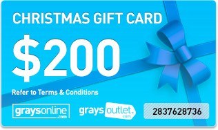 $200 Grays Gift Card for PayPal Users