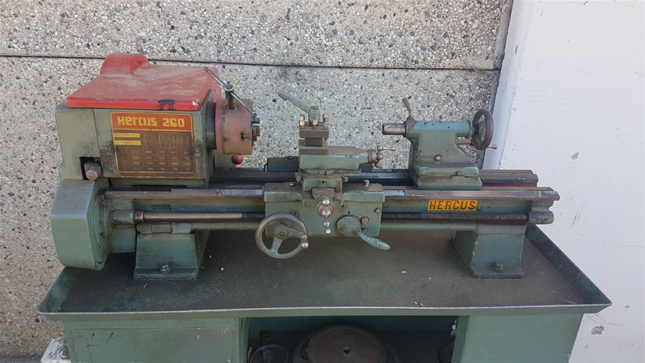 Hercus 260 Metal Work Lathe Auction (00115038856) Grays Australia