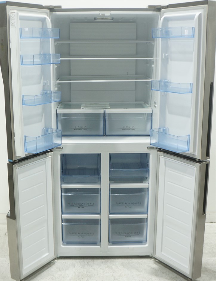 Hisense Stainless Steel 512L French Door Fridge (HR6CDFF512S) Auction