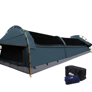Weiss horn Double Size Canvas Tent- Navy