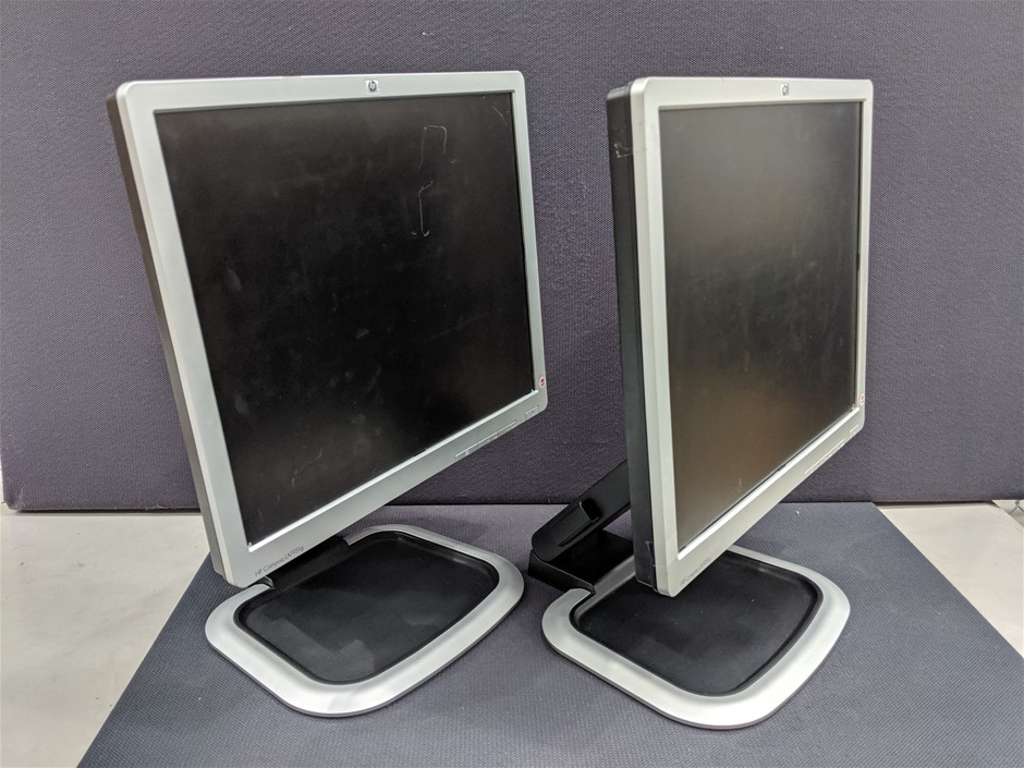 Qty 2 x HP Compaq LA1951g 19 Inch LCD Monitor Auction (00283139660
