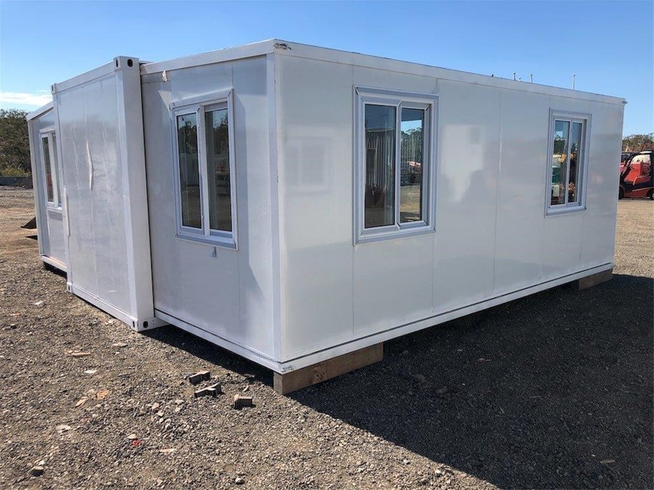 2019 Unused 20ft Portable Fold Out Container House Auction (0001