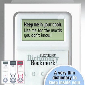 Electronic Dictionary Bookmarks - Pink