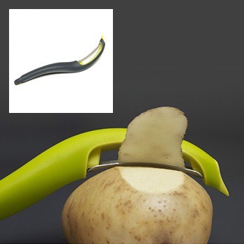 Joseph Joseph Curve Speedy Peeler - Grey