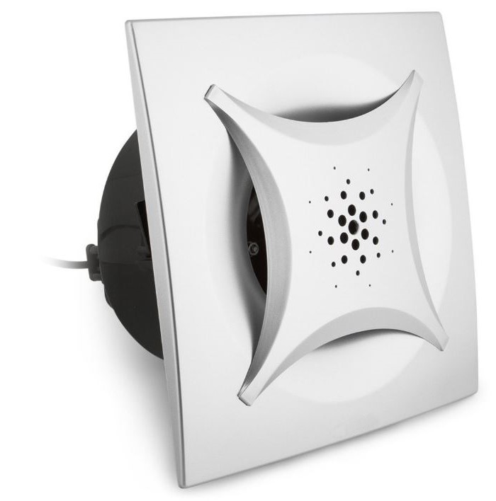 Heller Silver Square Ceiling Ducted Exhaust Fan 250mm DIY Auction (0012