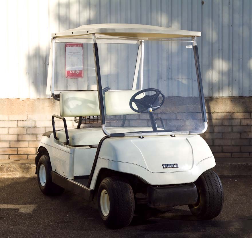 Golf Cart,1998, Yamaha Model G19E, battery electric, Serial Number JR1