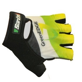 Santini Men's Gloves Green Edge