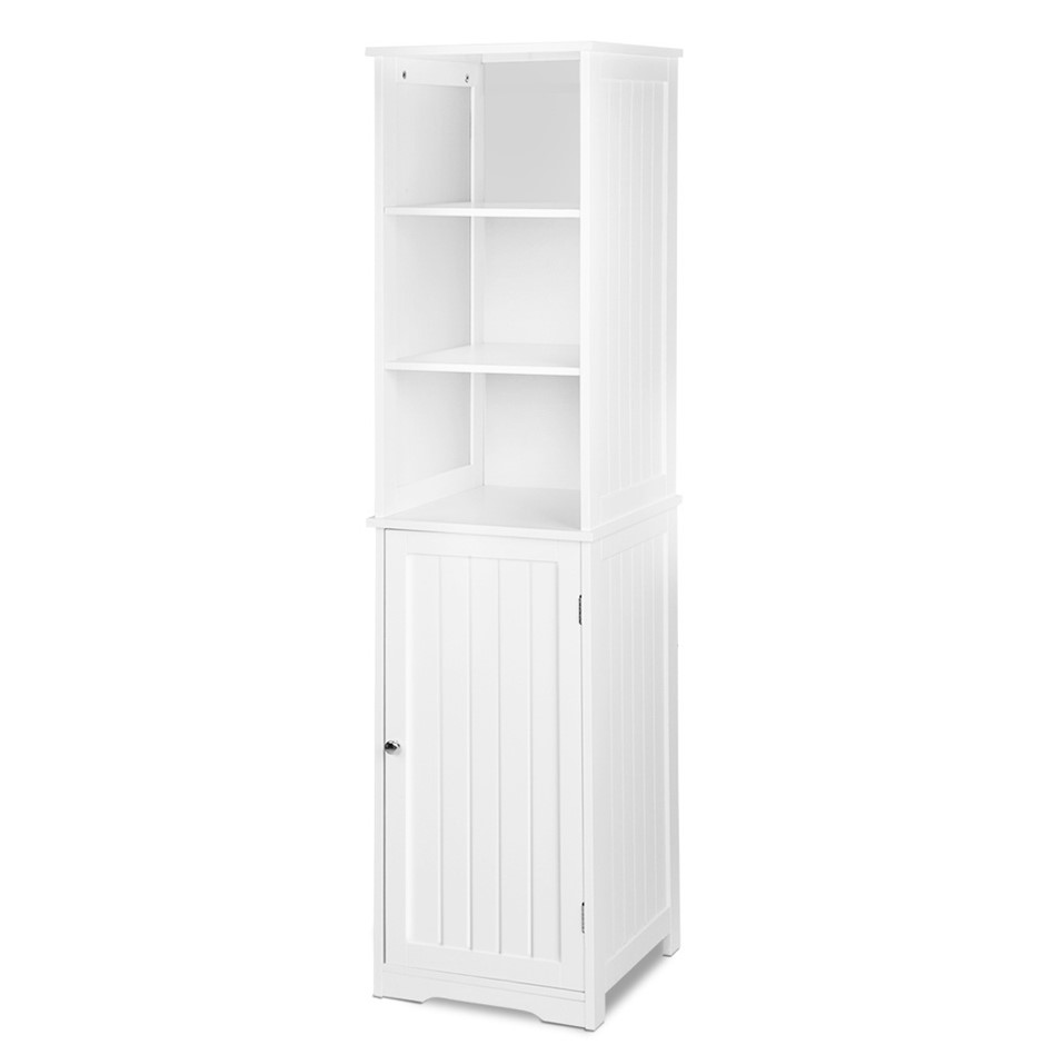 Buy Artiss Bathroom Tallboy Storage White Grays Australia